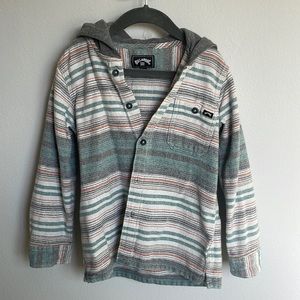 Billabong Boys Button-Up Hoodie
